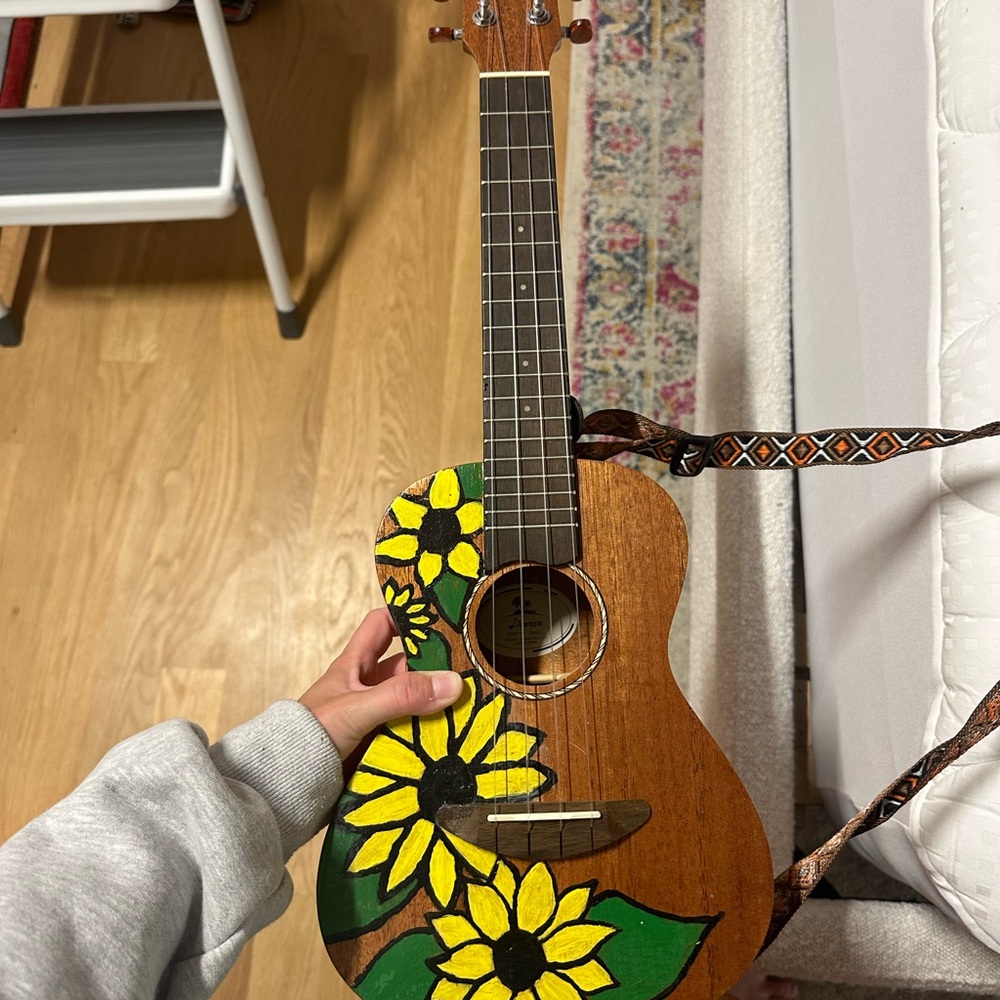 Hand painted ukulele